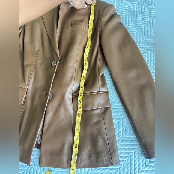 🚨 Rare Vintage Saks Fith Real Clothes leather skirt suit!!!!!!!!! - Picture 6 of 9